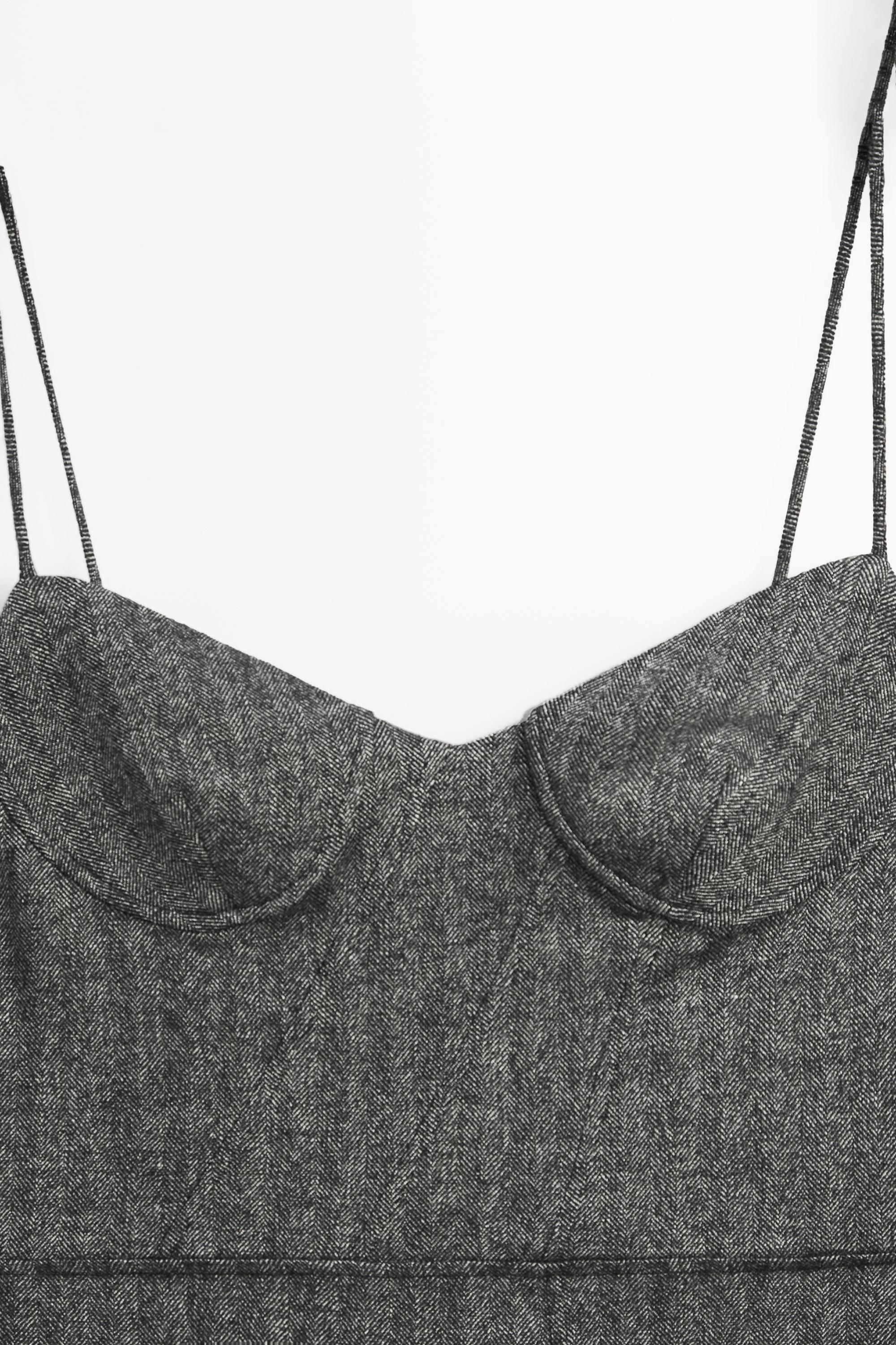 Robe midi à bretelles